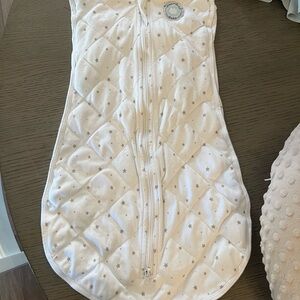 Cozy White Star-Patterned Kids Pajama Sleep Sack